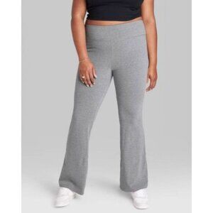 Wild Fable - Women's High-Waisted Flare Leggings - Gray - 3X